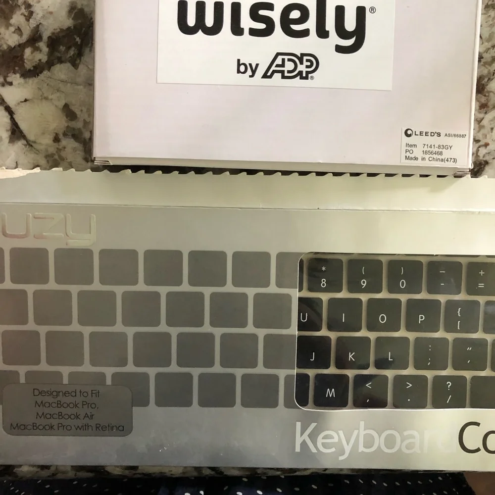 Keyboard cover and ultra thin phone charging pad bundle